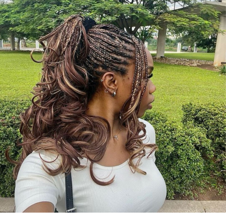 French Curls Braids